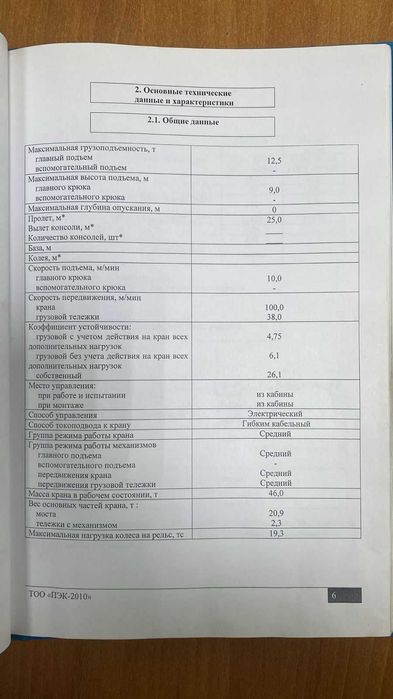 Продается Козловой кран