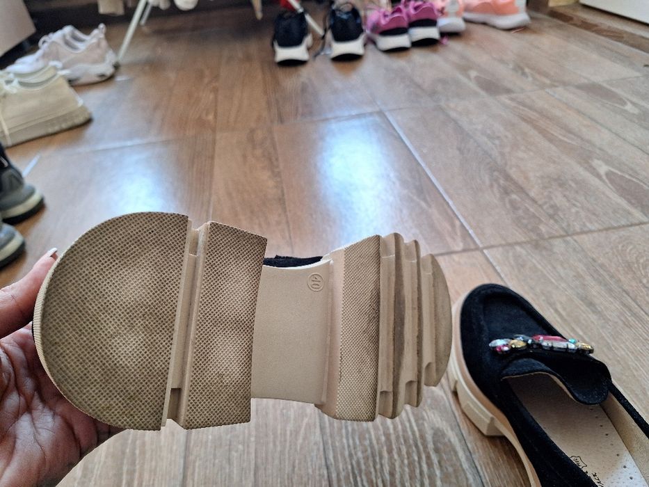 Мокасини естествена кожа