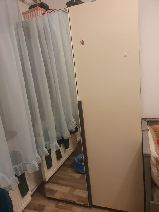 Dulap 2 usi alb lucios