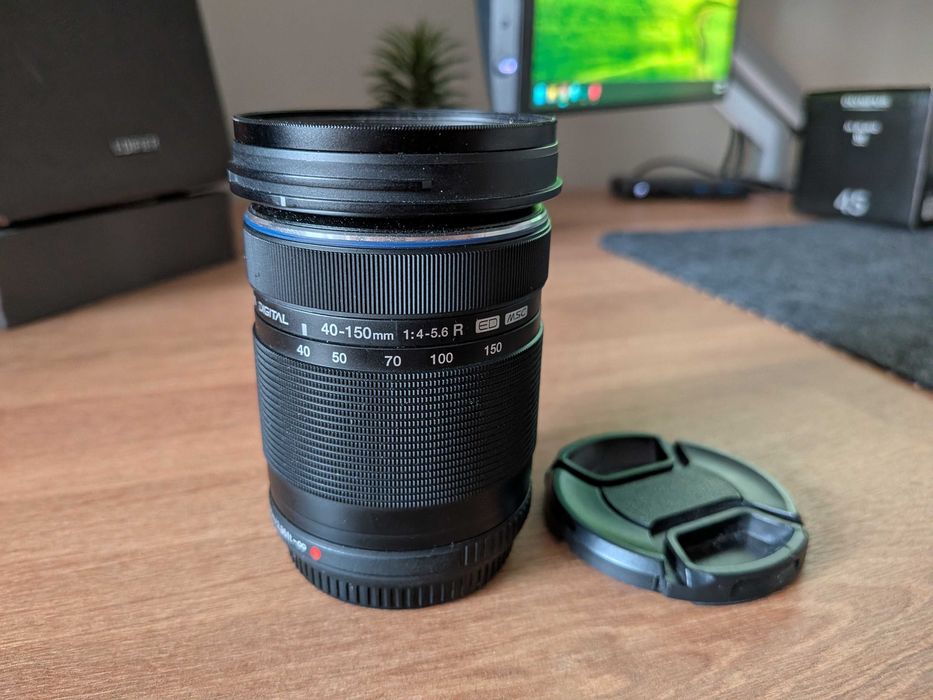 Olympus 40-150mm F4-5.6 R ED MSC MFT (4/3)+ filtru UV Hoya