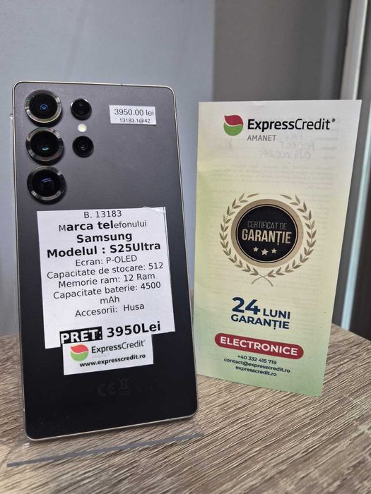 (AG42) Samsung Galaxy S25 Ultra b13183 - Garantie 2 ani!