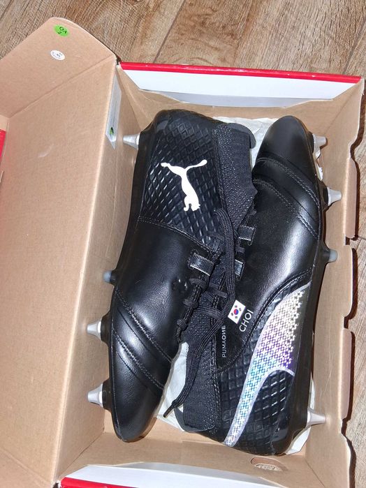 н.40 1/2;41 Puma One 17.1 Mx Black/White/Silver SG футболни обувки