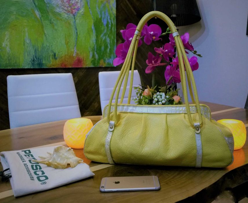 Необычно сладкая испанская Кожаная сумка от бренда PETUSCO