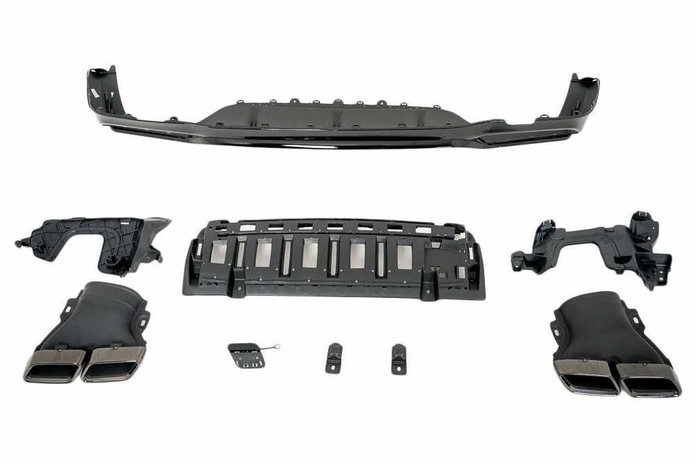 Difuzor cu Tobe Negre Mercedes E-Class W213 Sport Line (2016-2019) E63