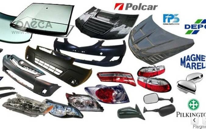 Бампера крылья капот фары