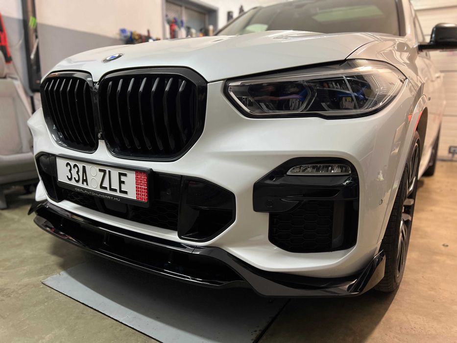 Prelungire Bara Fata Compatibil cu  BMW X5 G05 2019+ Negru Lucios