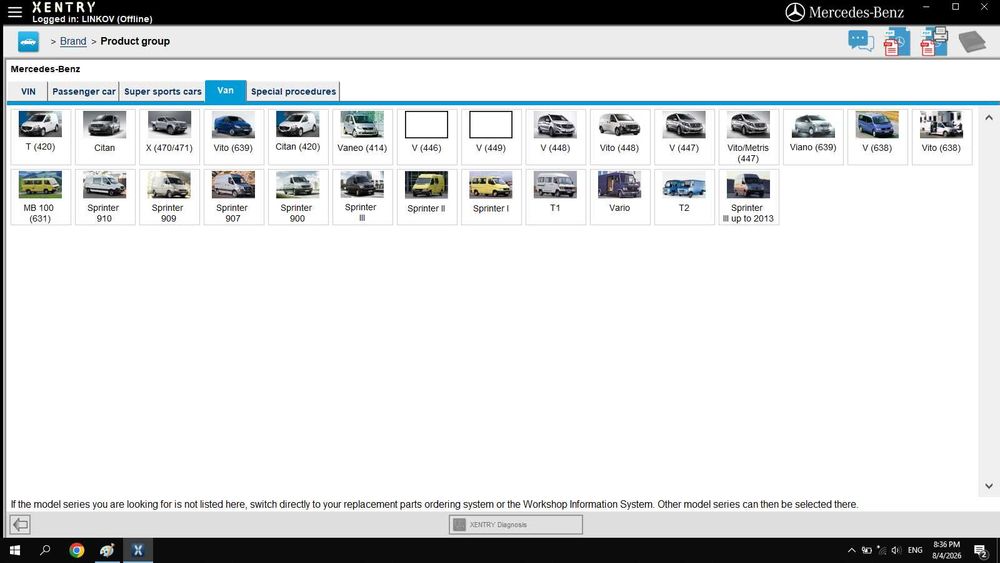 Tester diagnoza Mercedes VCI 6, C6, DoIP, Wifi + SSD 512Gb cu Xentry Cars 03.2026, DTS Monaco, Vediamo, EPC WIS ASRA, Starfinder Sedkey