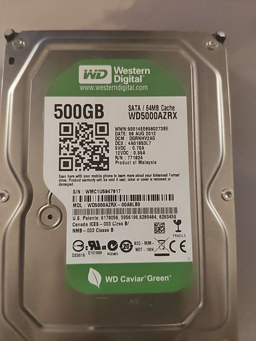 Продаётся Жёсткий диск WD