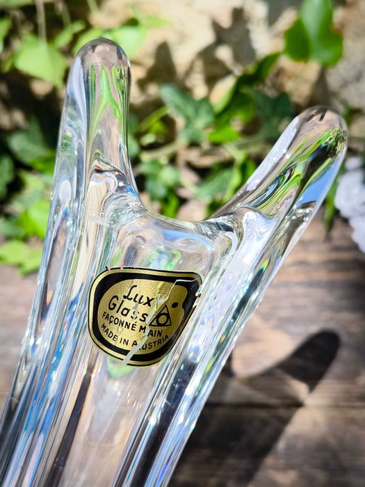 Две вази цветно стъкло