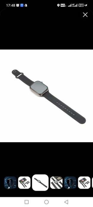 kulrang soat va smart watch sotiladi holati : yangi narxi 99 $