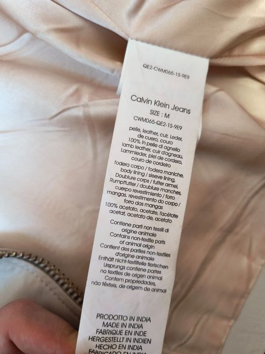 Vand geaca piele naturala originala Kelvin Klein