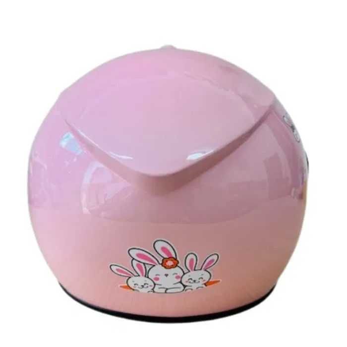 Детска каска за мотор Mercado Trade, За скутер, XS размер, Сив и розов