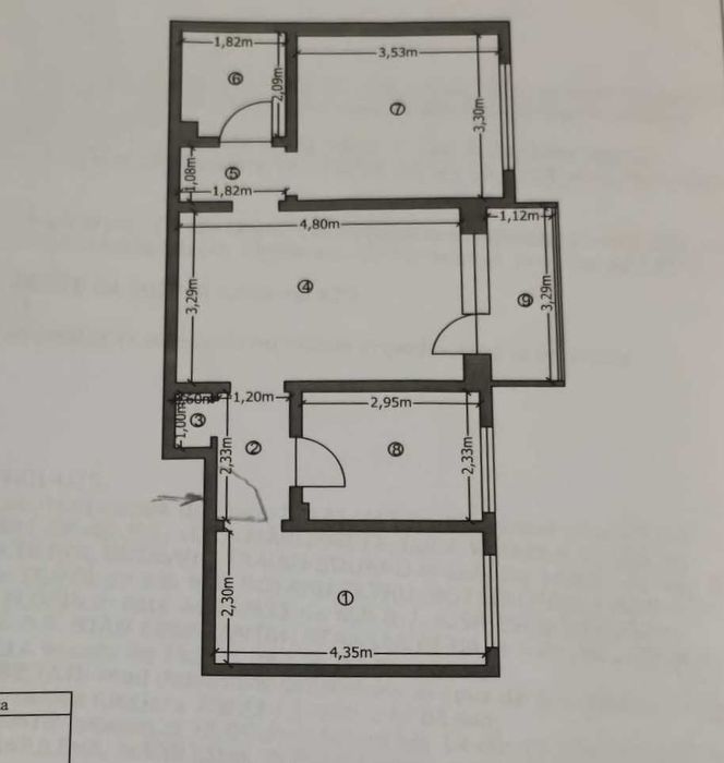 Vand Apartament 3 camere, Semidecomandat, Zona Stadion