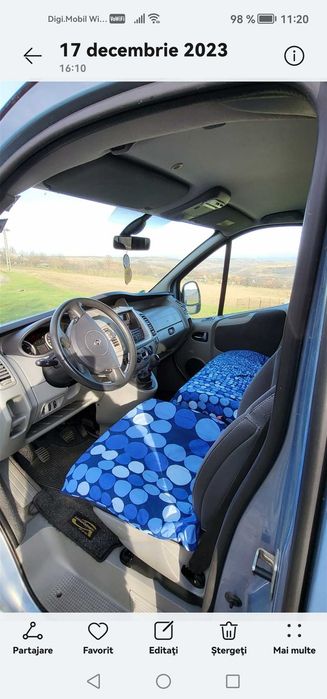 Închiriez Renault Trafic 8 +1,intern și extern, cu sau fără șofer