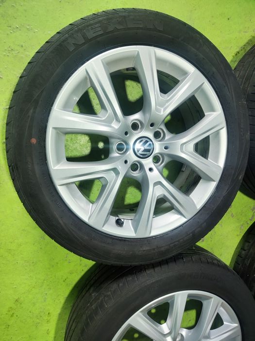 17 5x112 Vw Touran Caddy Passat Skoda лети джанти 5х112 205/55/17
