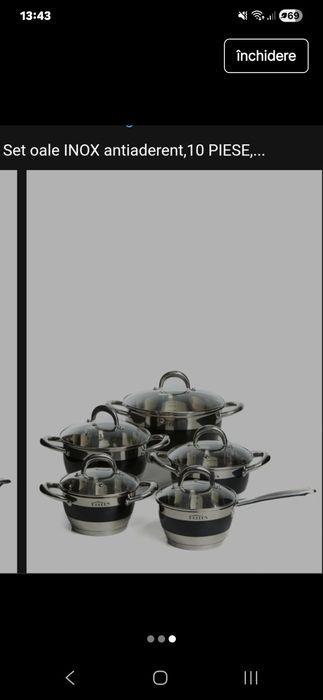 Vand oale inox Royal