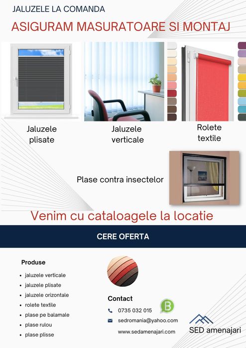Rolete textile Jaluzele