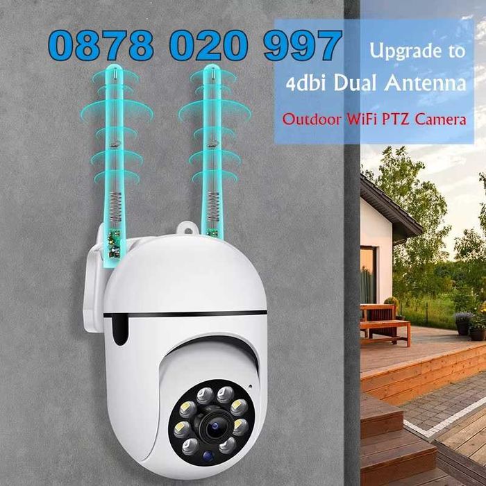 ICSEE БЕЗЖИЧНА ВЪРТЯЩА КАМЕРА Wifi IP камера за видеонаблюдение R5