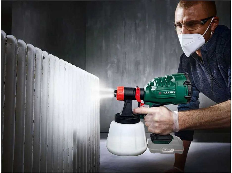 Pistol de vopsit fără fir PARKSIDE 20 V PFSA 20-Li B2 X20V vopsea bate