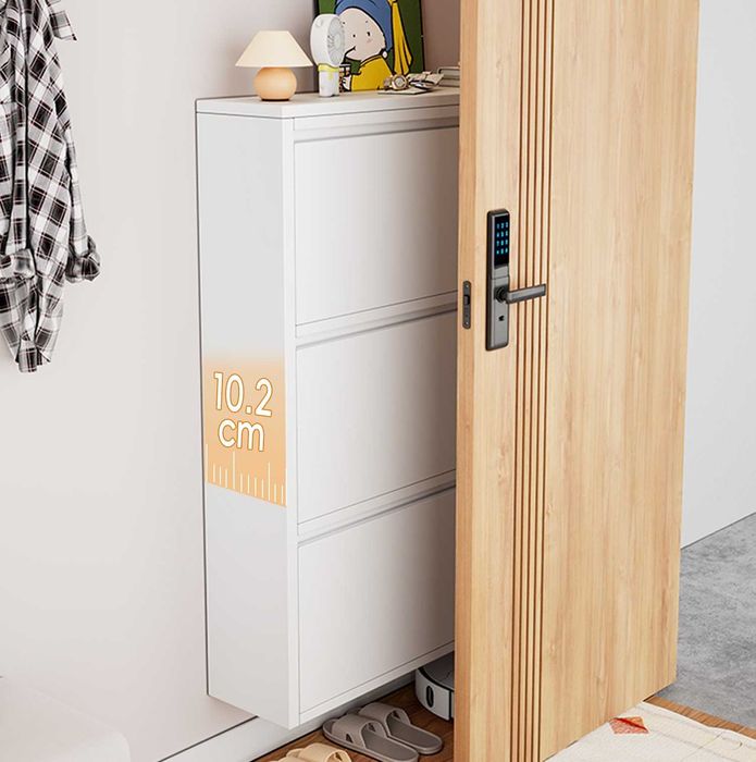 Узкий шкаф для прихожей/ шкаф для хранения обуви/ тонкий обувница