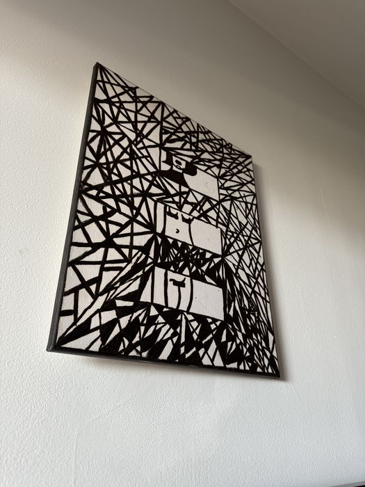 Абстрактна картина “INNER CHAOS” – ръчна изработка