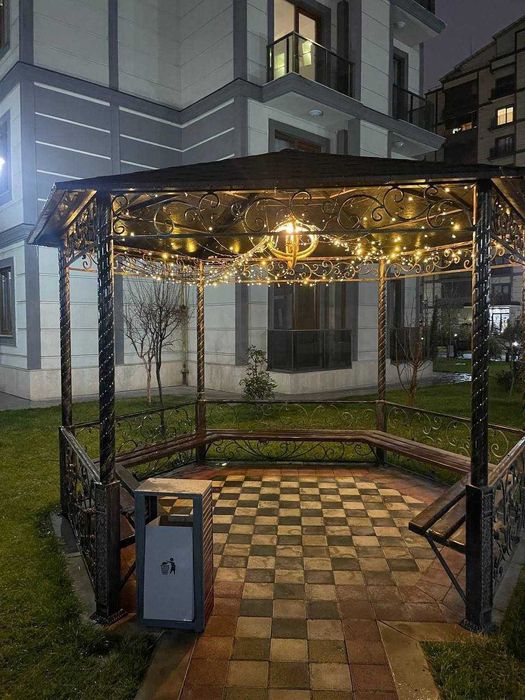 Беседка mеталлический  навес ворота двери ограждений