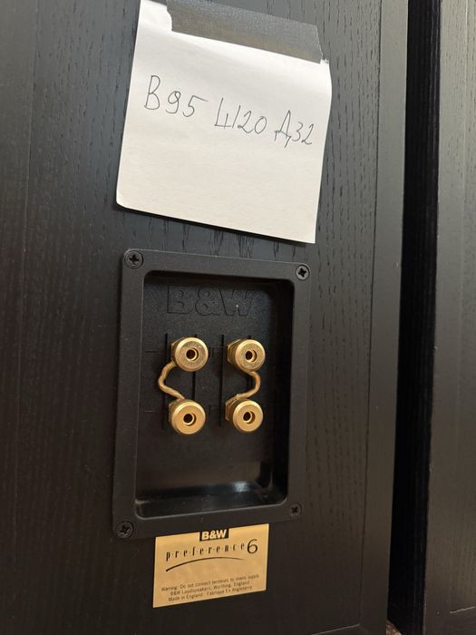 Bowers and Wilkins preference 6