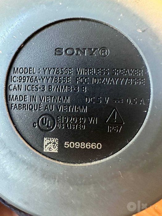 Портативная колонка Sony SRS-XB100 (YY7856E). Оригинал