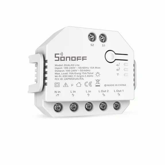 Продавам SONOFF DUALR3 Интелигентен превключвател за щори и завеси .