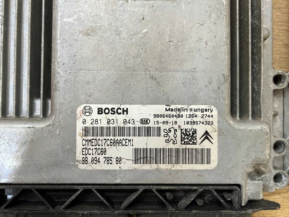 Компютър двигател EDC17C60 Peugeot 308 1.6 HDI Пежо 1.6 ХДИ pejo