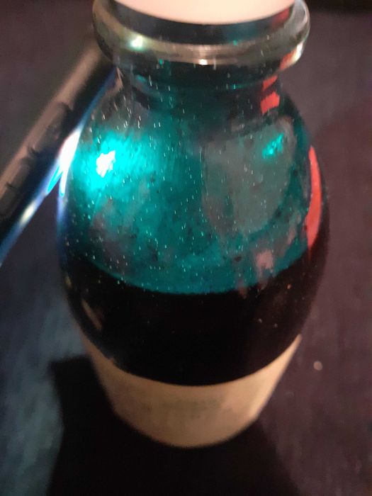 Уникален комплект от 1981г. чисто нови мастилница и мастило