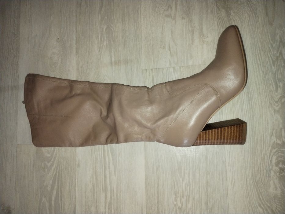 Сапоги новые кожа натур