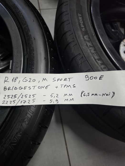 Set roti G20 dot25 , Bmw r18 originale , 790m