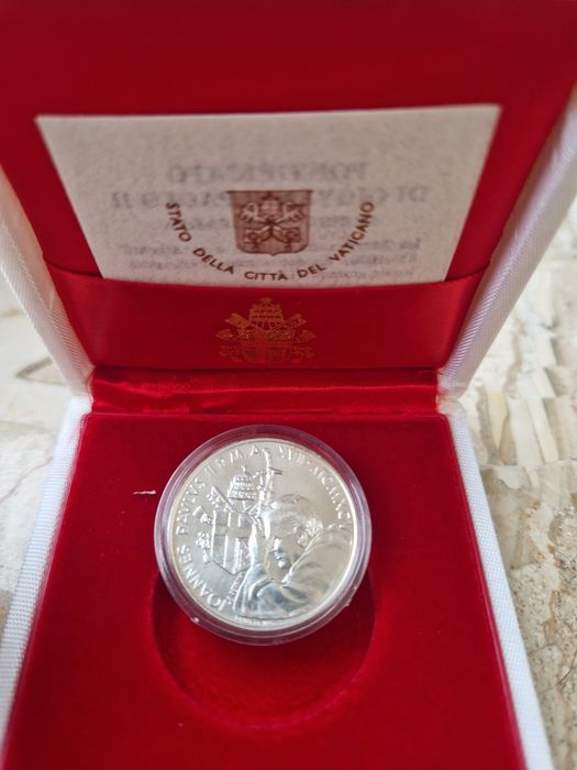 Сребърни Ватикана 500лири 1992г и 1995г UNC