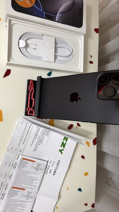 Iphone 16 pro max 256 gb black 99% garantie