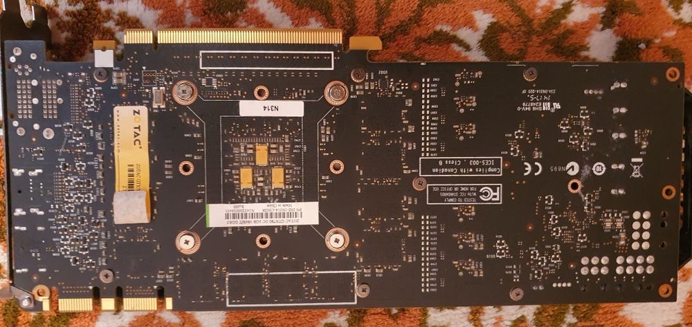 Placa video Zotac GTX 780 OC 3GB GDDR5 384-bit LA 250 RON