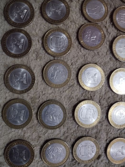 Монета 10 рублей Сочи 2018 Футбол