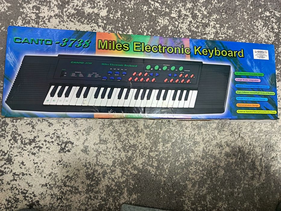 Orgă  electronică Canto 3738/Microfon/Încarcator