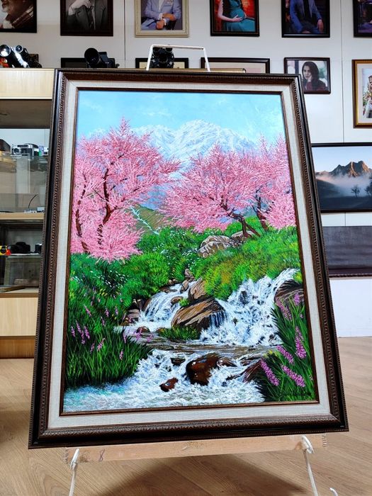 картина тоғда Бахор 100х70