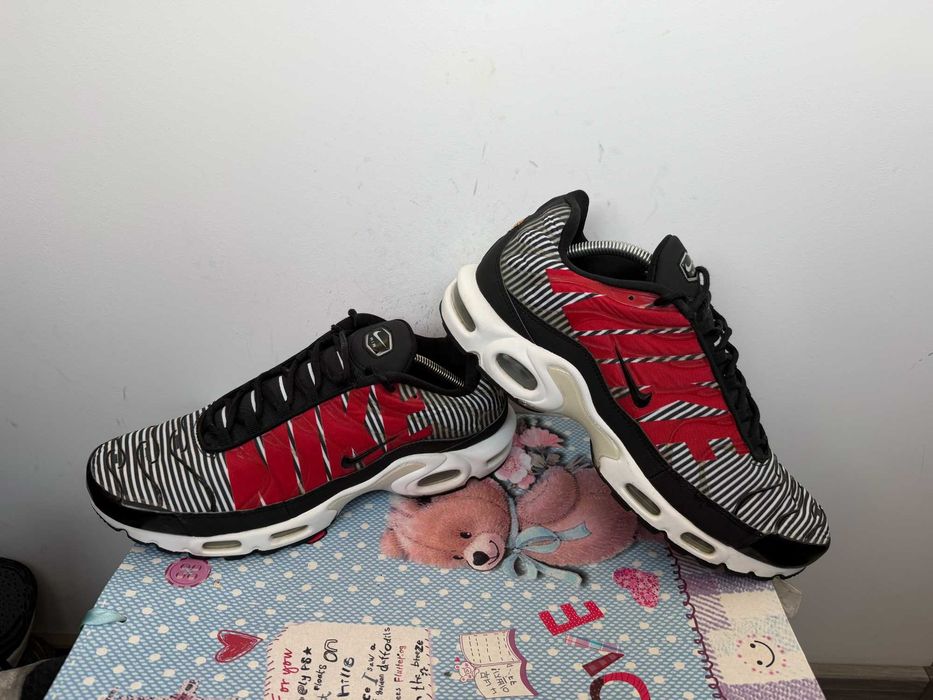Nike Air Max Plus Striped Black White''оригинални маратонки 45 номер