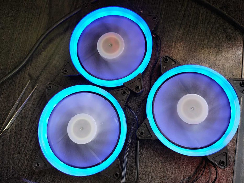 3 X Cooler Ventilator Njoy RGB 120mm.