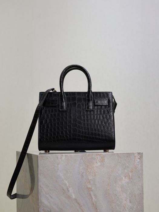 Geanta YSL Saint Laurent Sac de Jour croco 22cm , tip Premium