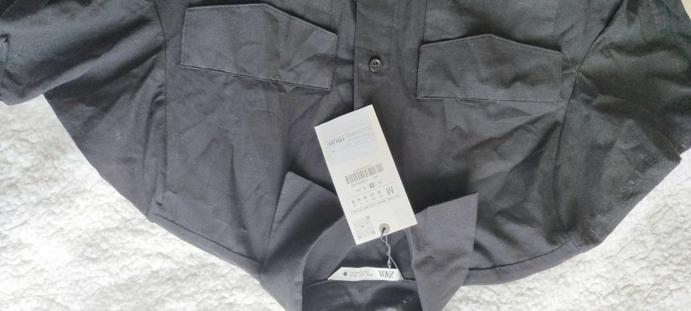 Дълга рокля тип риза ZARA