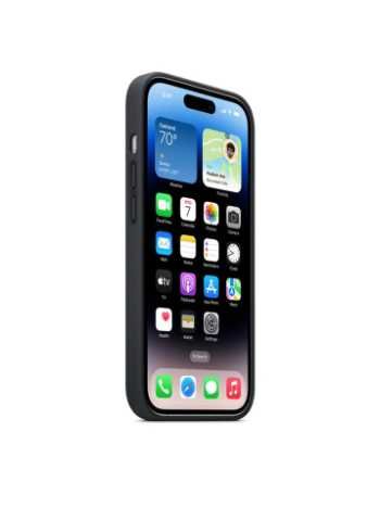Husa iPhone 14 Pro MagSafe Piele Negru