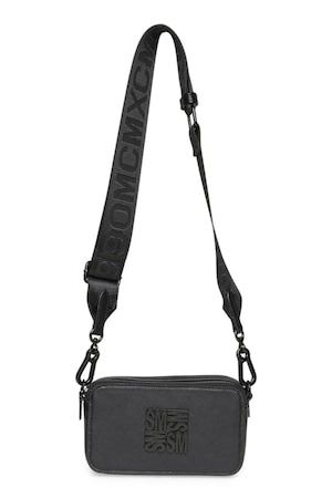 Оригинална дамска чанта Steve Madden - Черна crossbody
