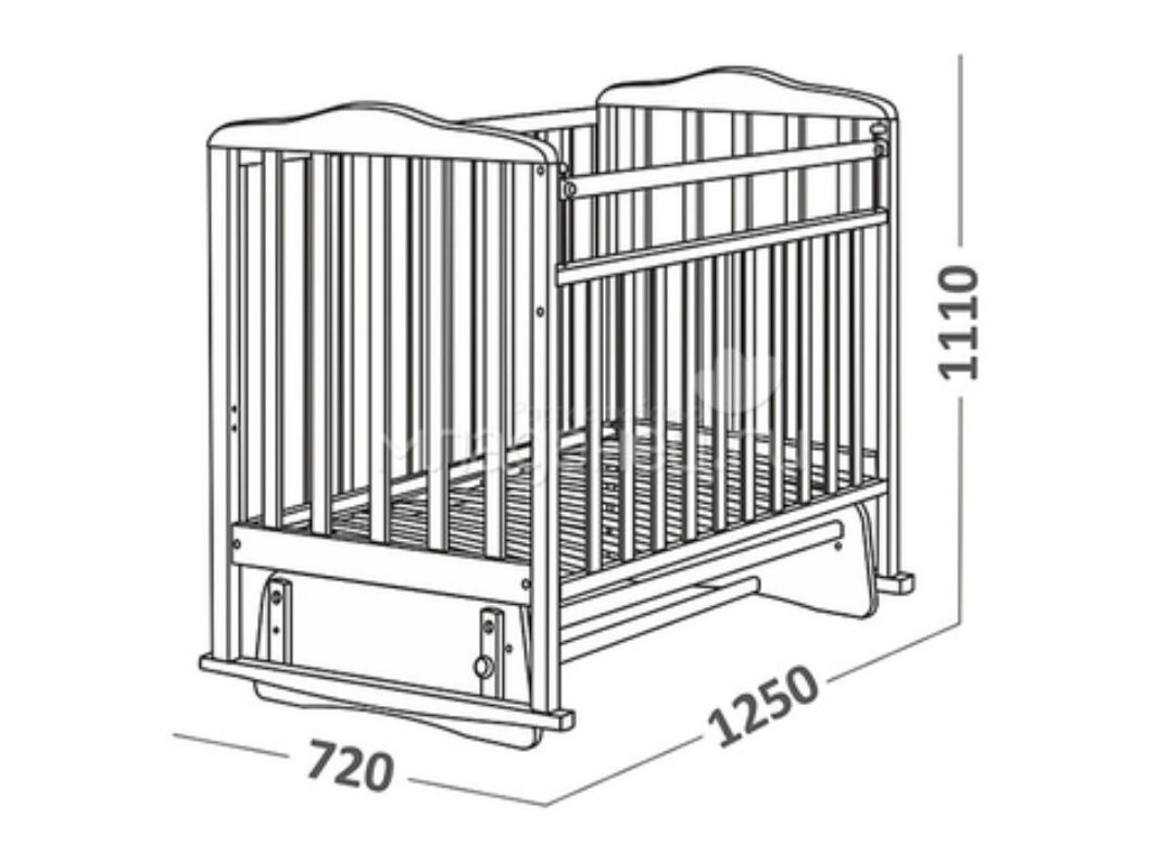 Детская кроватка СКВ 124005