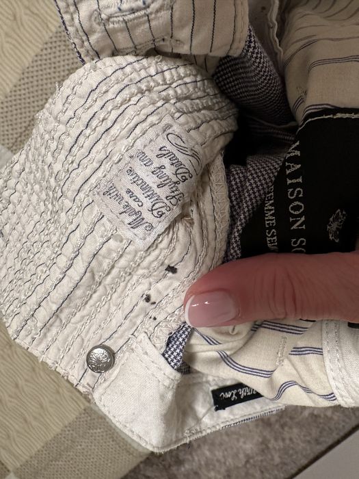 Памучен панталон с паднало дъно