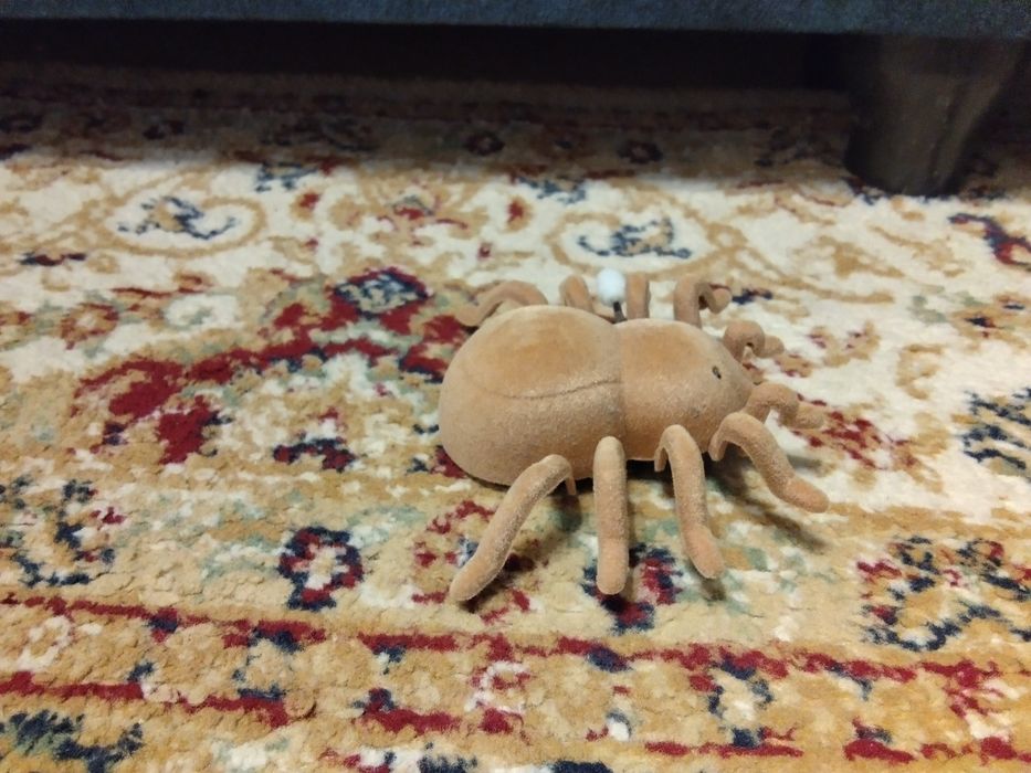 Паук игрушка на колесиках