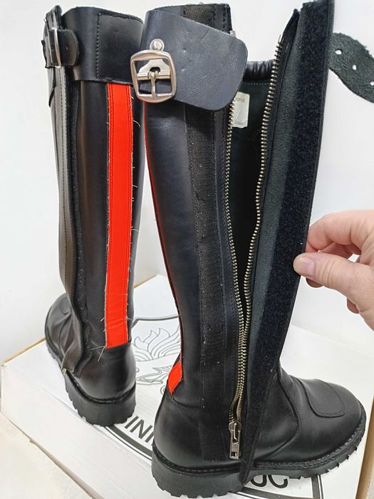 Cizma Moto piele naturala model chopper clasic măsură 43 44