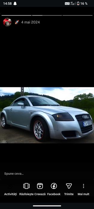 Bara fata sf.line audi TT MK1/8N